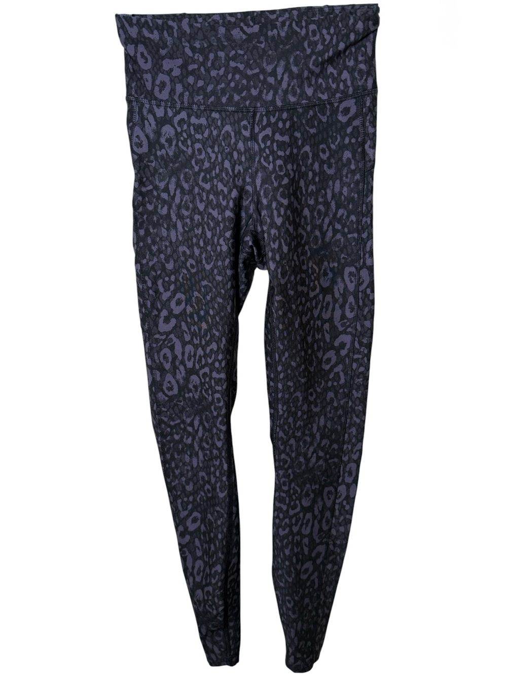 Good Move size 6 High-Waist Animal Print Leggings in Purple and Black